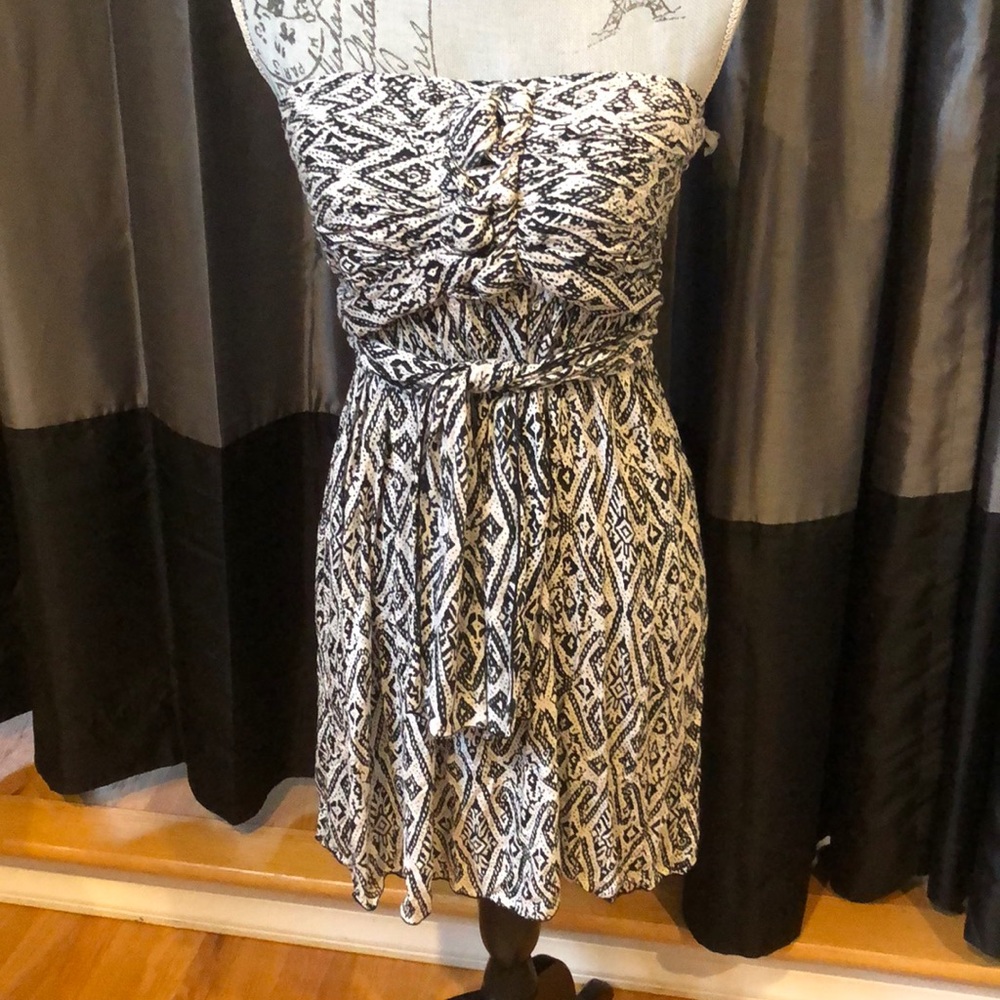 Strapless summer dress